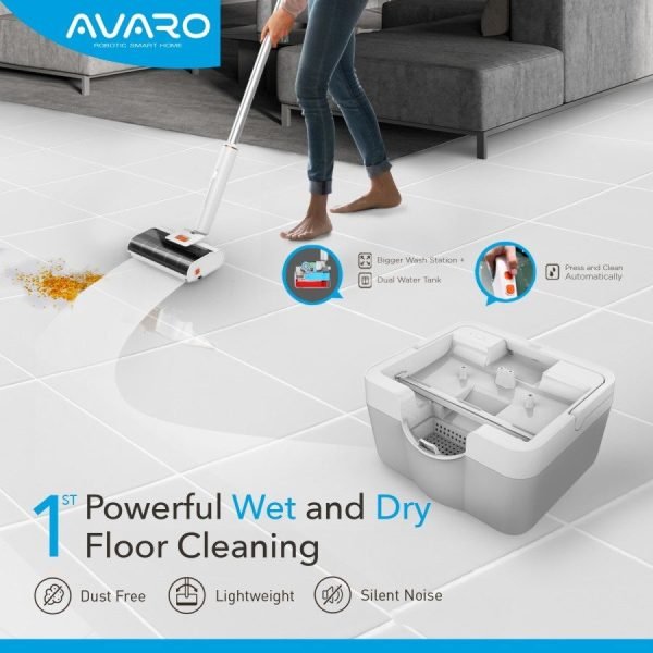 Avaro Evocs Hybrid Mop Cordless - Alat Pel Canggih