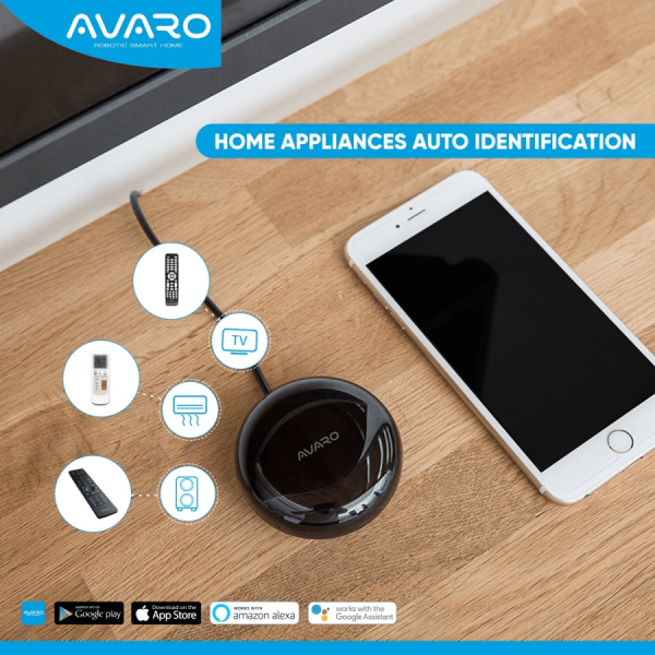 AVARO Smart UNIVERSAL IR REMOTE Wifi Wireless IoT For Home Automation