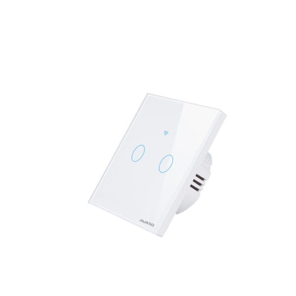 AVARO Smart Wall Switch Saklar Lampu Touch WiFi - EU White